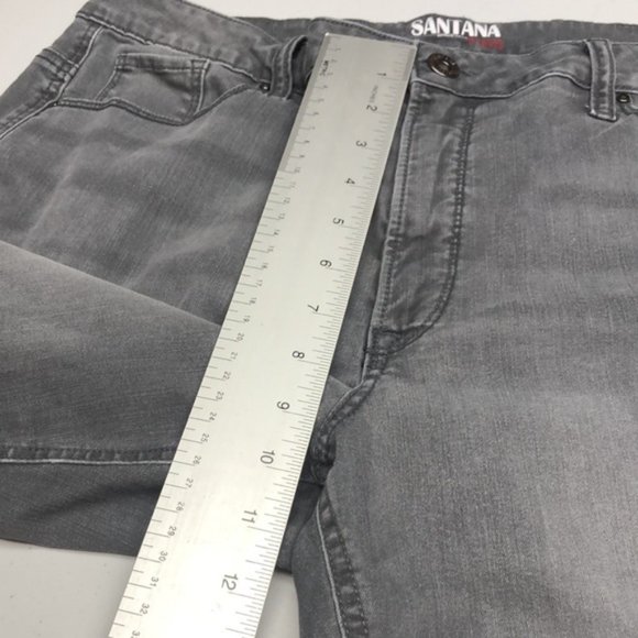 LIKE NEW SANTANA GRAY CURVY STRAIGHT JEANS 16/33x30 ๐จ๐ฆ - Picture 6 of 12